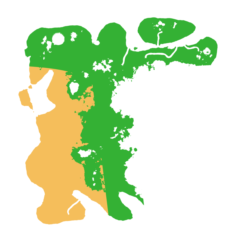 Biome Rust Map: Procedural Map, Size: 3500, Seed: 608238432