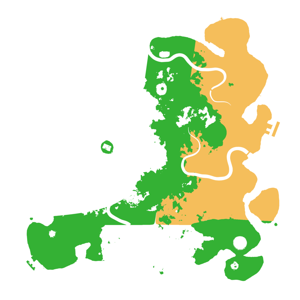Biome Rust Map: Procedural Map, Size: 3900, Seed: 93364881