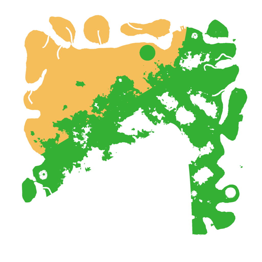 Biome Rust Map: Procedural Map, Size: 4400, Seed: 77135868