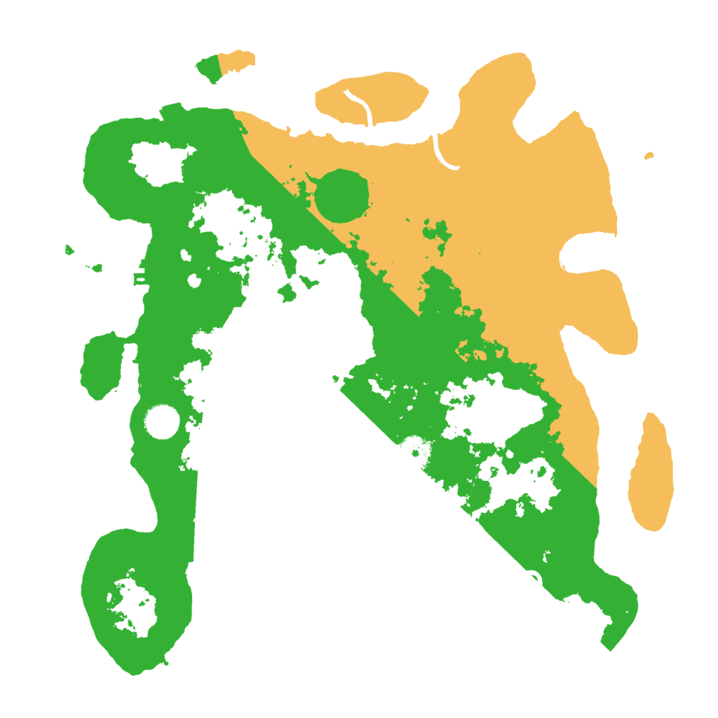 Biome Rust Map: Procedural Map, Size: 3650, Seed: 88624468