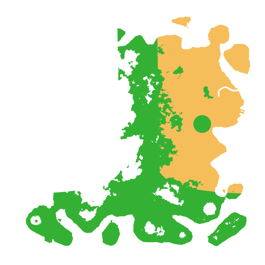 Biome Rust Map: Procedural Map, Size: 3950, Seed: 86265414