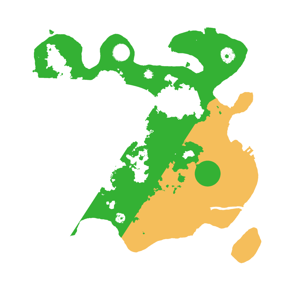 Biome Rust Map: Procedural Map, Size: 3000, Seed: 49742