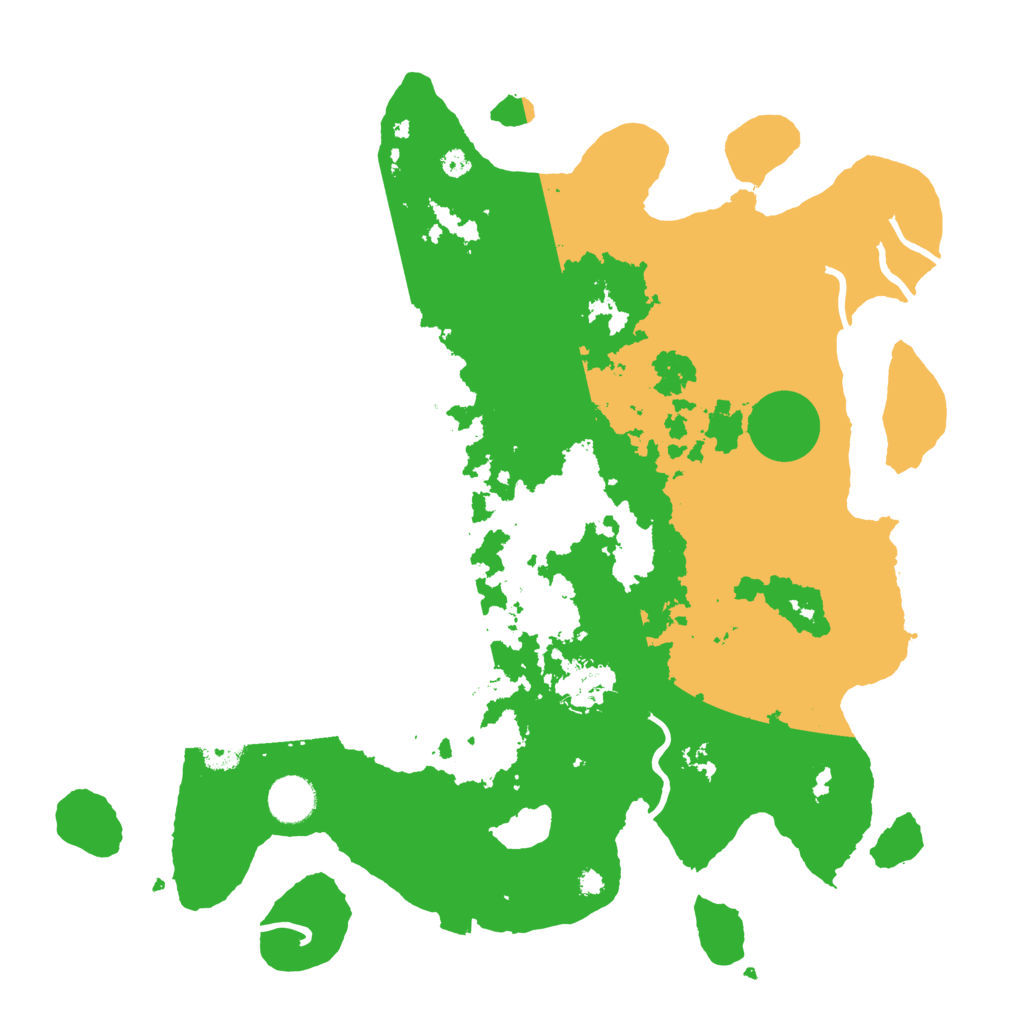 Biome Rust Map: Procedural Map, Size: 3800, Seed: 20199716