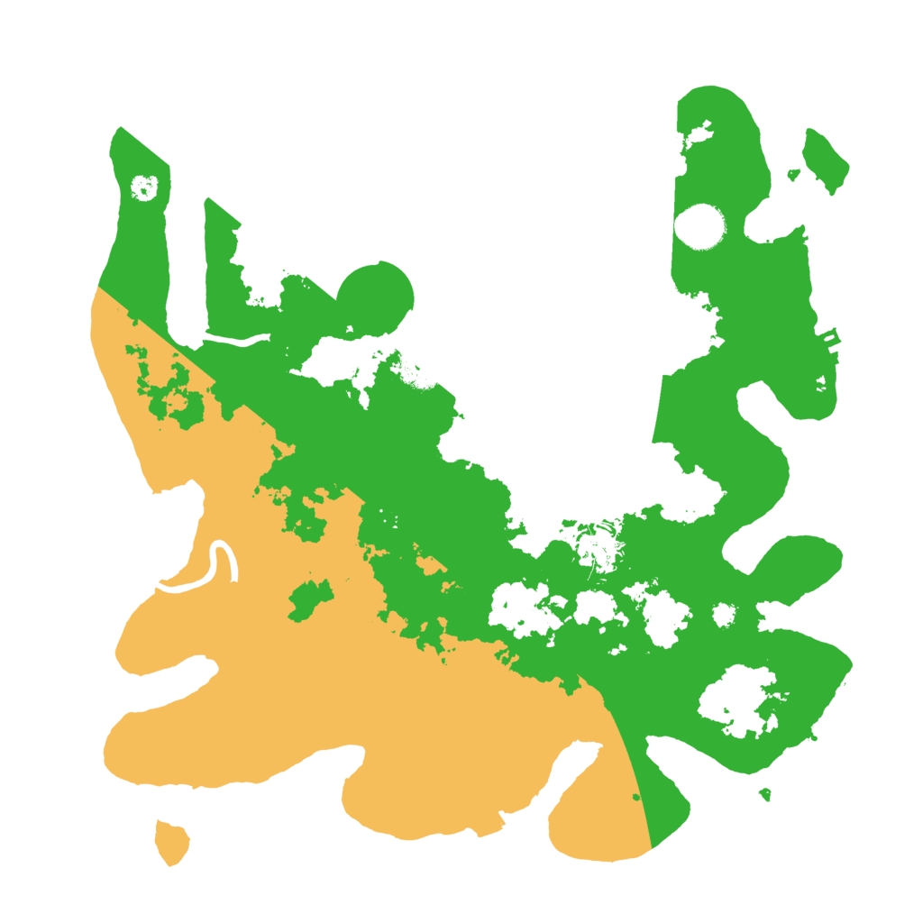 Biome Rust Map: Procedural Map, Size: 3550, Seed: 8735053