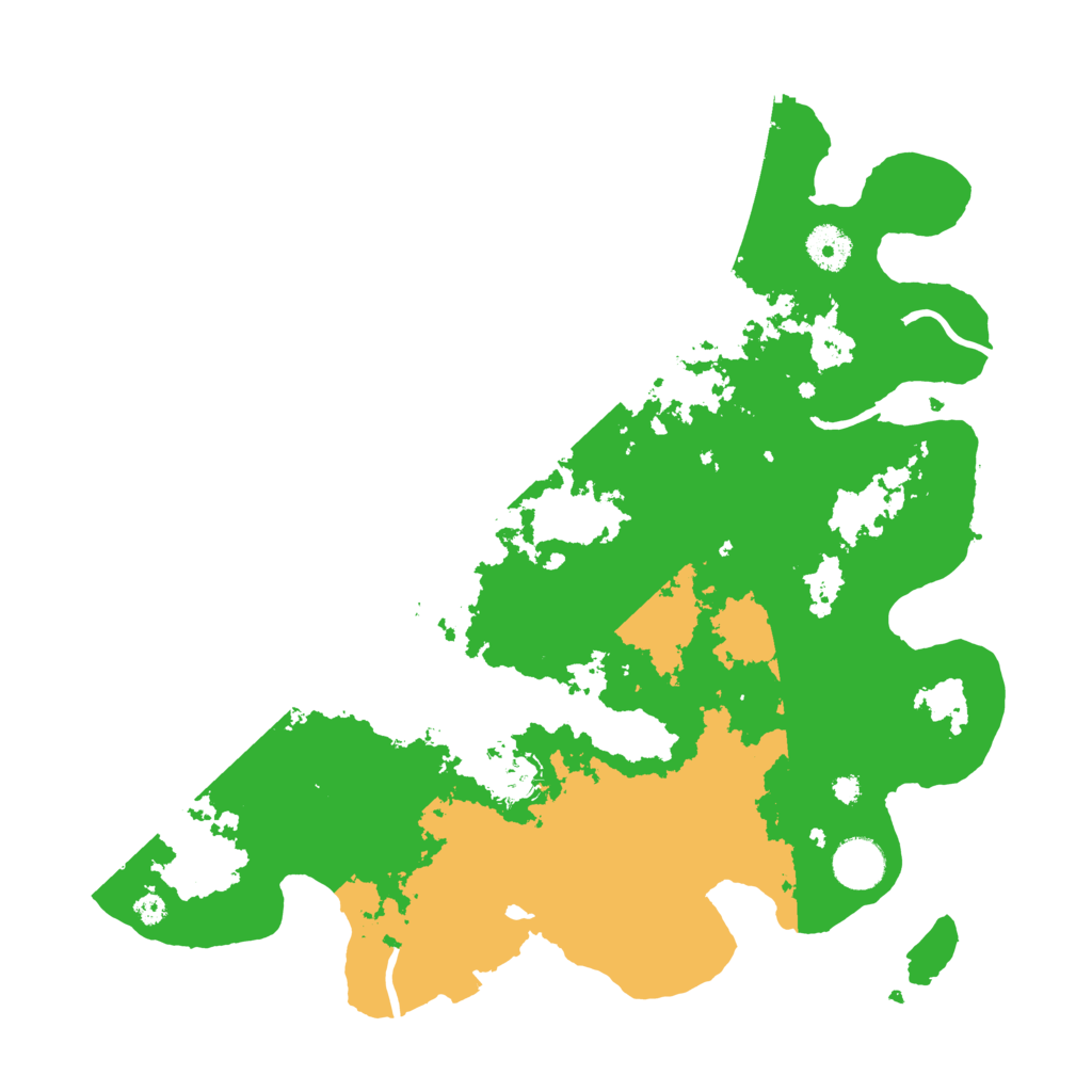 Biome Rust Map: Procedural Map, Size: 3700, Seed: 34777162