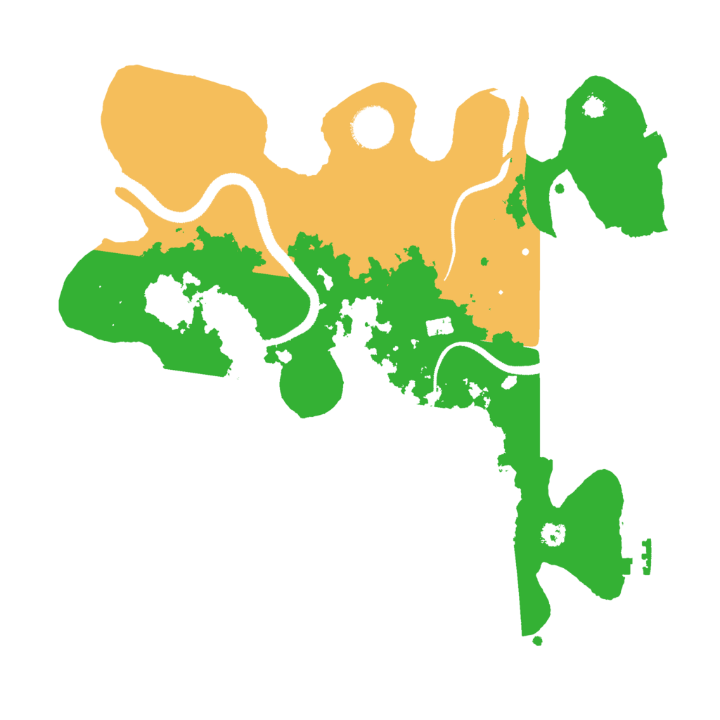 Biome Rust Map: Procedural Map, Size: 3000, Seed: 26951