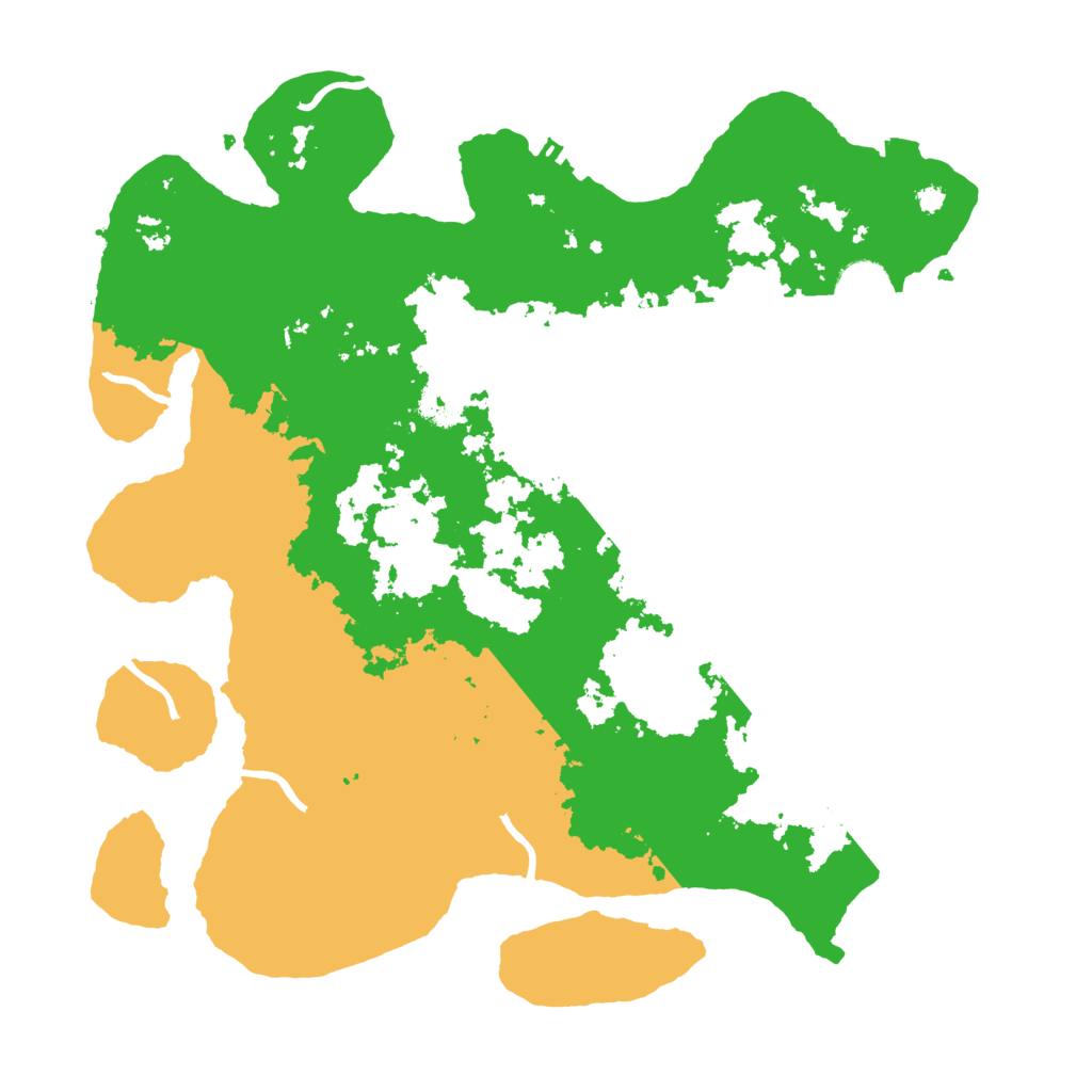 Biome Rust Map: Procedural Map, Size: 3700, Seed: 3911021