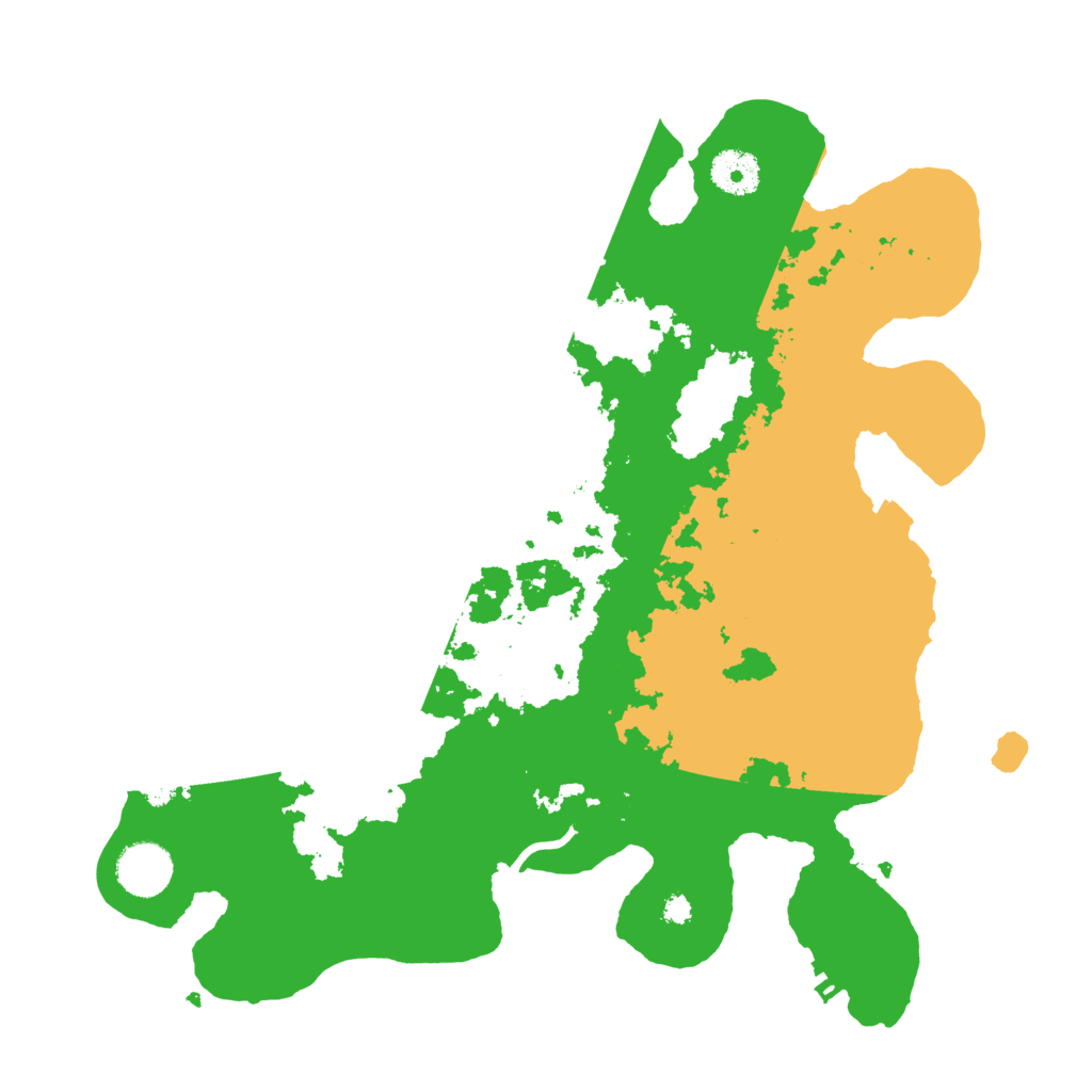 Biome Rust Map: Procedural Map, Size: 3500, Seed: 63454762
