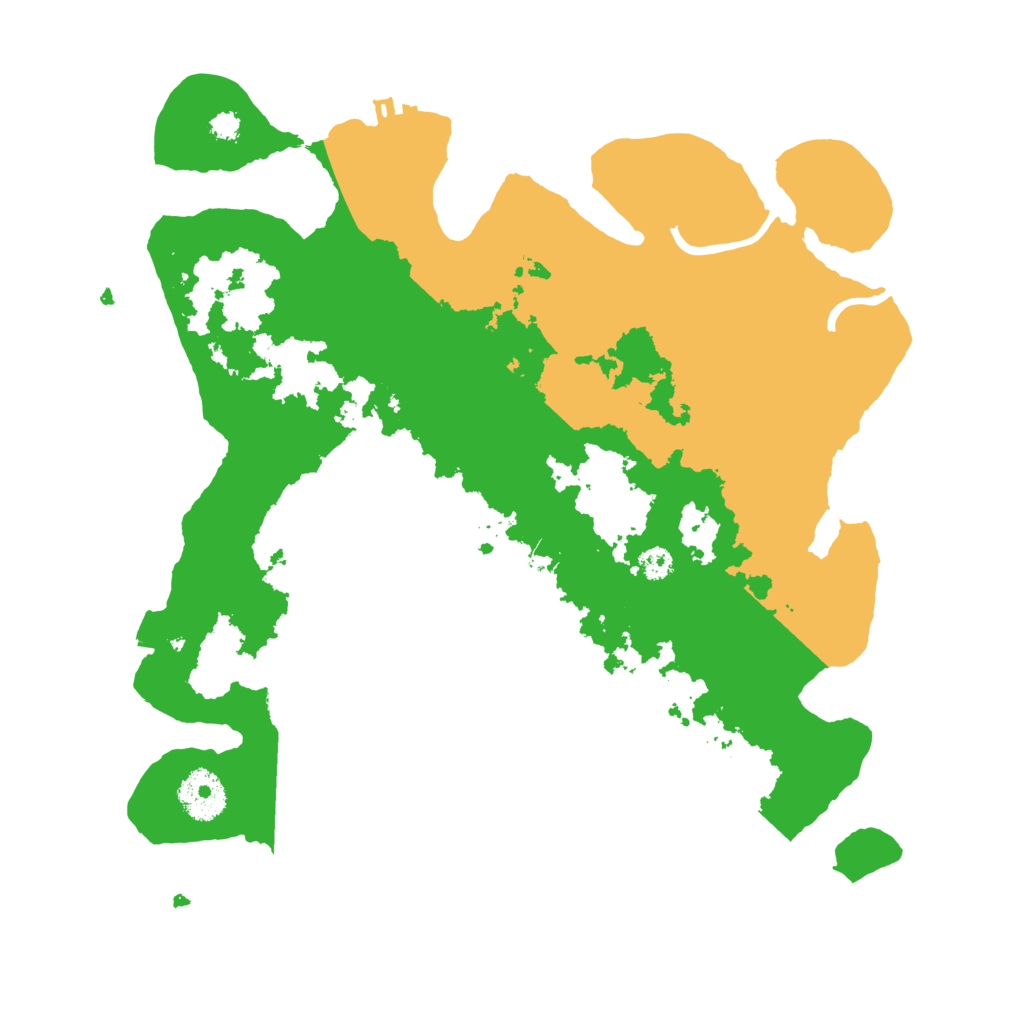 Biome Rust Map: Procedural Map, Size: 3200, Seed: 892814180