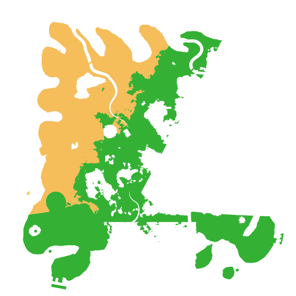 Biome Rust Map: Procedural Map, Size: 4000, Seed: 9412