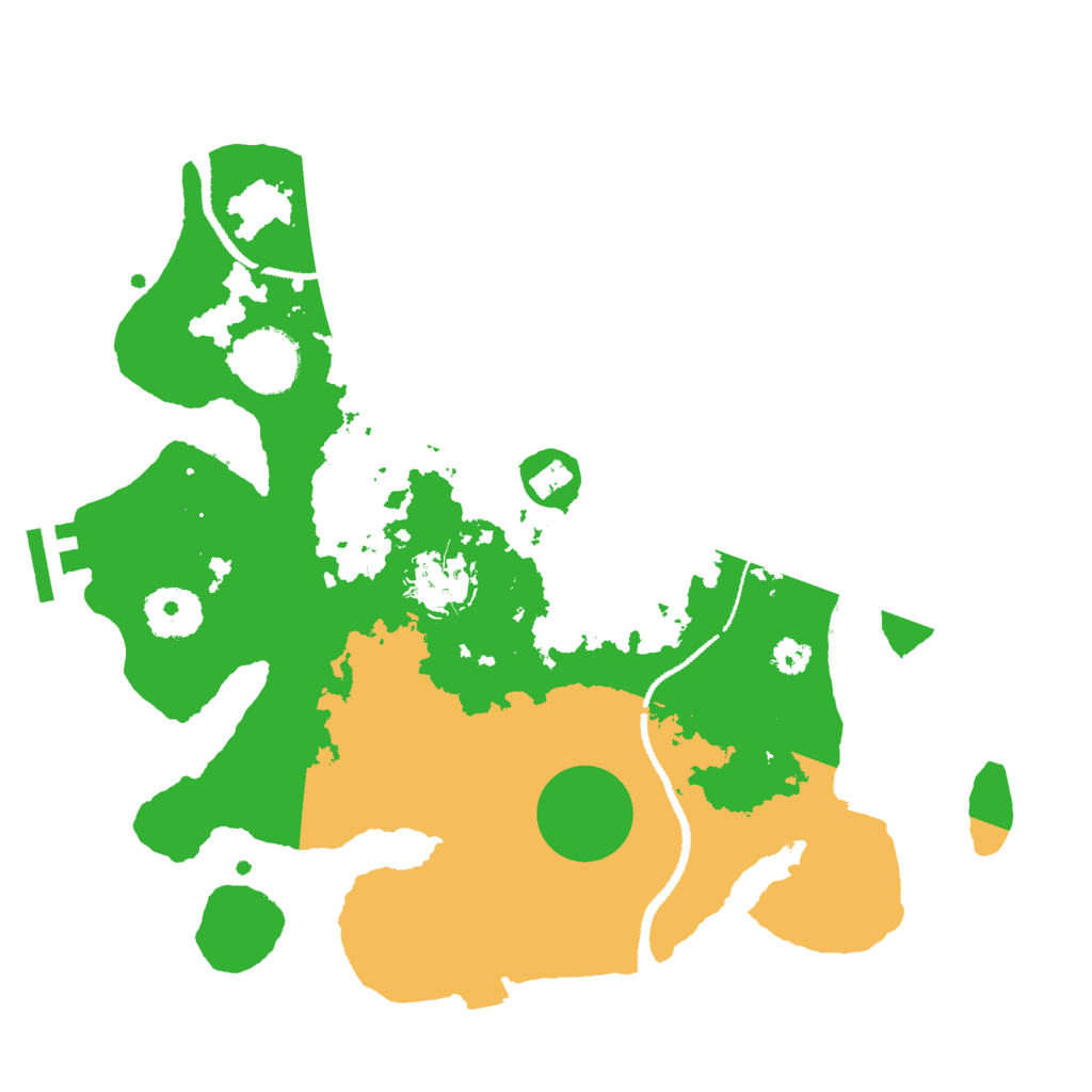 Biome Rust Map: Procedural Map, Size: 3000, Seed: 7448