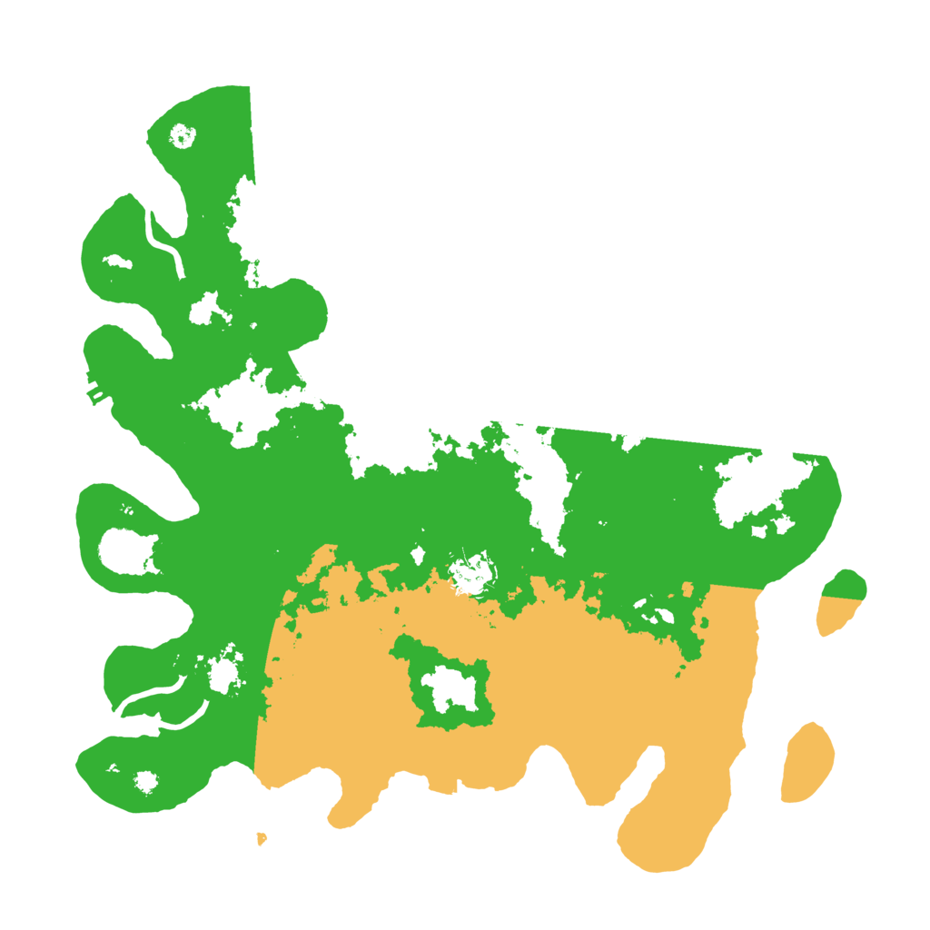 Biome Rust Map: Procedural Map, Size: 3800, Seed: 91562940