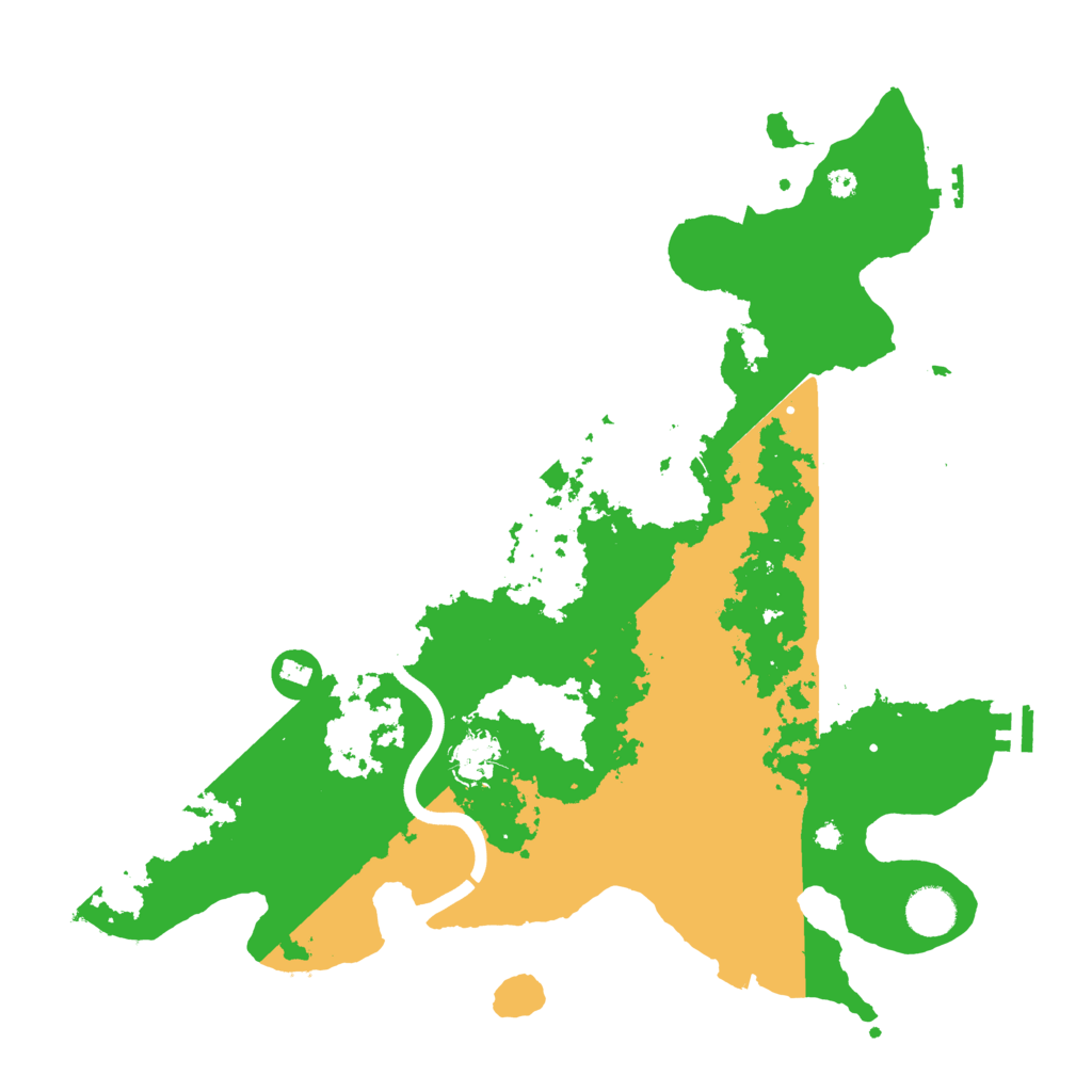Biome Rust Map: Procedural Map, Size: 3850, Seed: 4767804