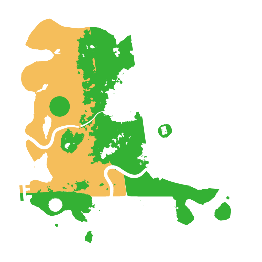 Biome Rust Map: Procedural Map, Size: 3400, Seed: 55485564
