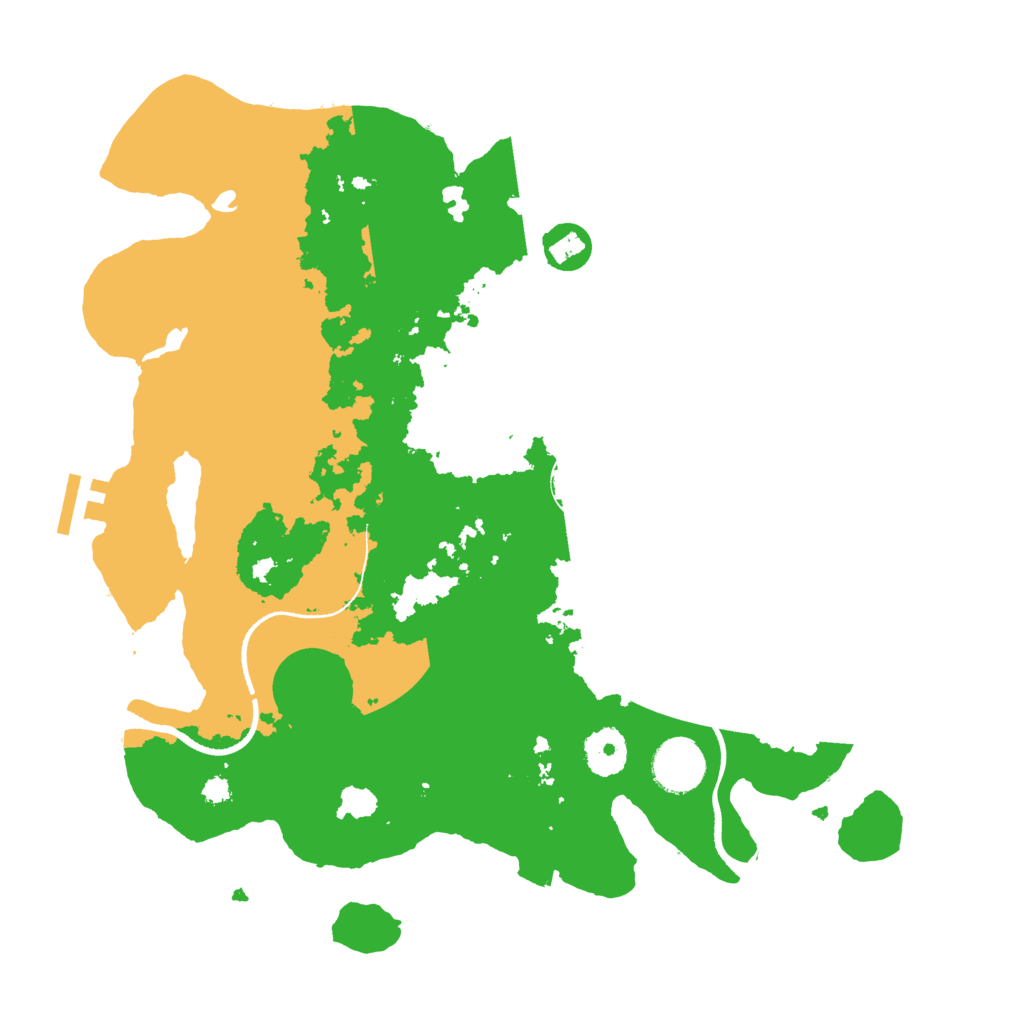 Biome Rust Map: Procedural Map, Size: 3400, Seed: 55485564