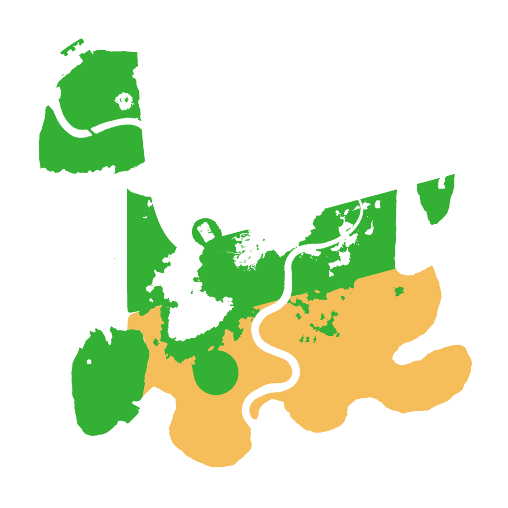 Biome Rust Map: Procedural Map, Size: 3000, Seed: 27450