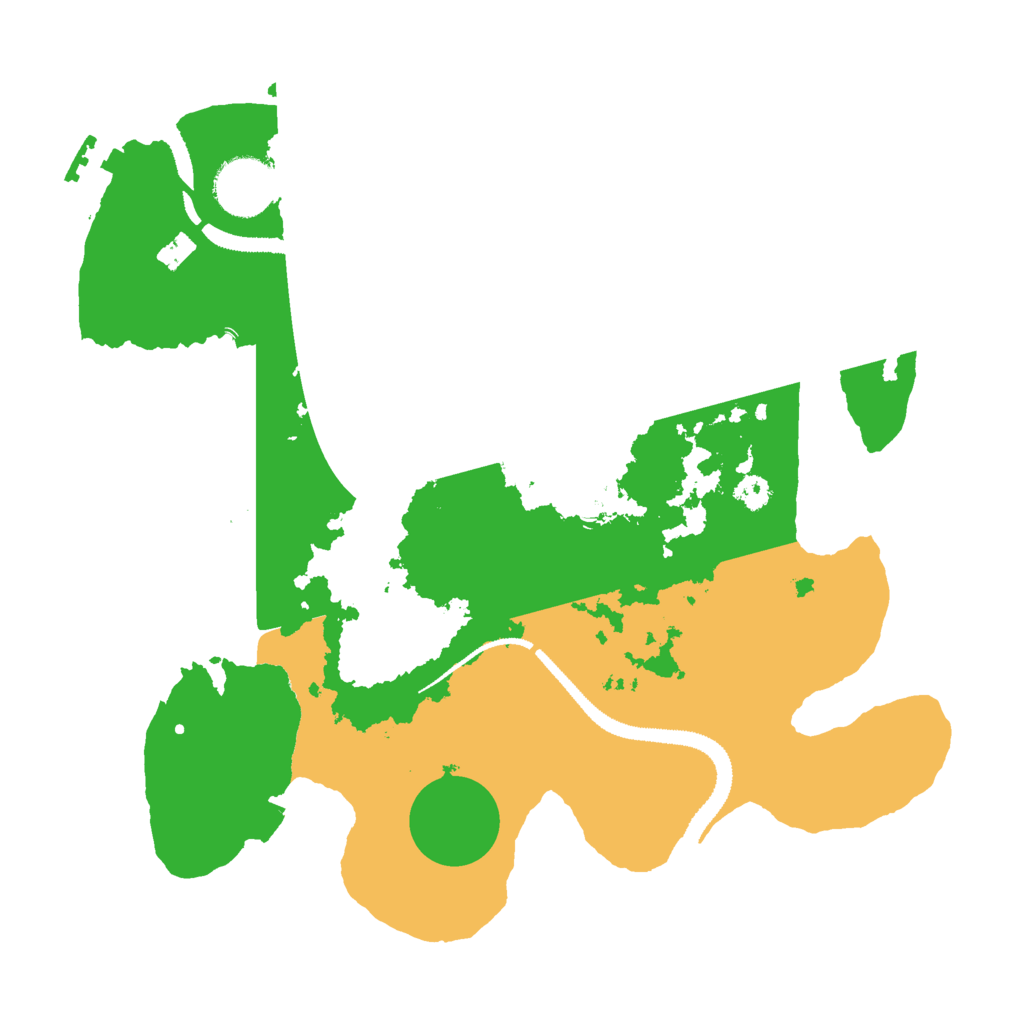 Biome Rust Map: Procedural Map, Size: 3000, Seed: 27450