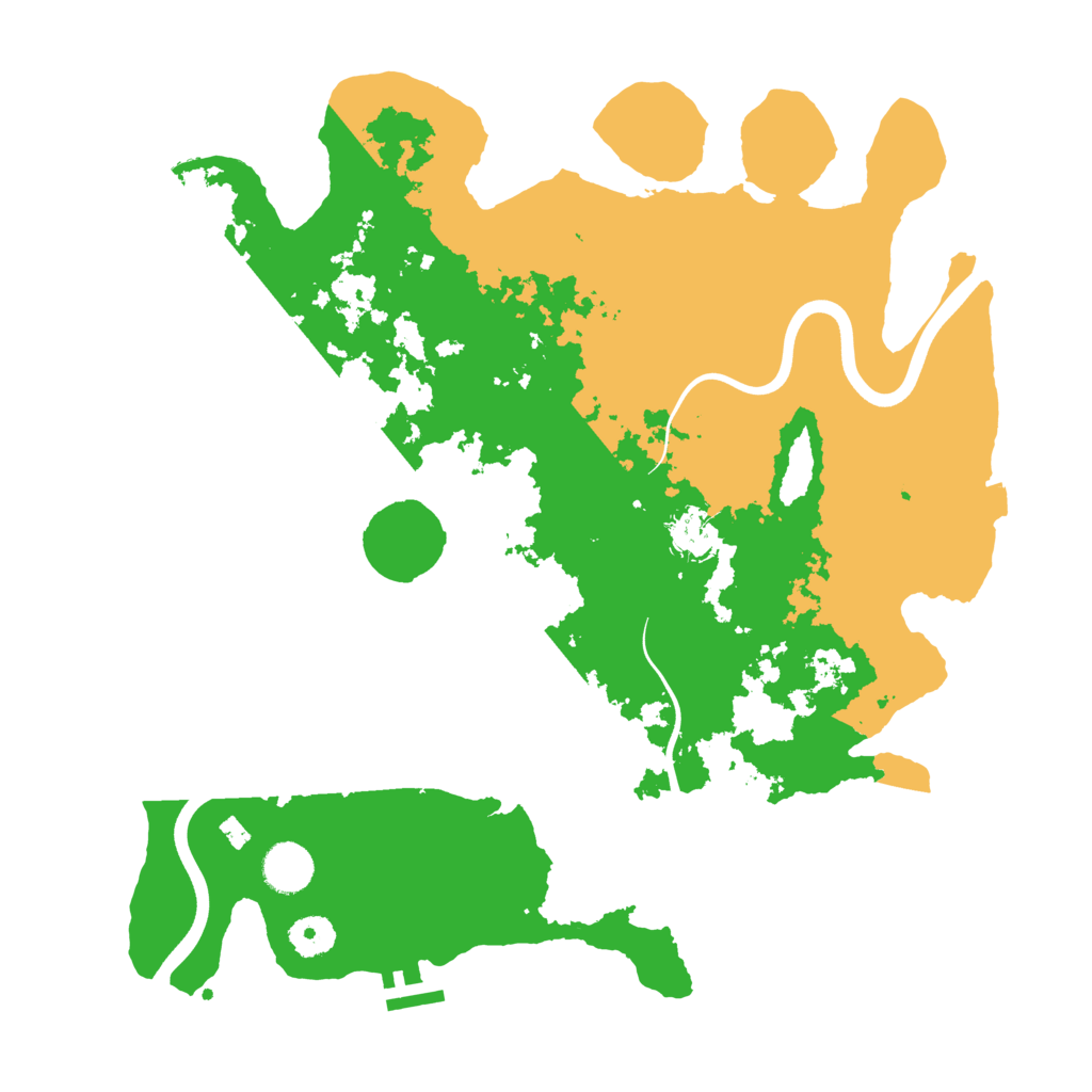 Biome Rust Map: Procedural Map, Size: 3800, Seed: 1317839234
