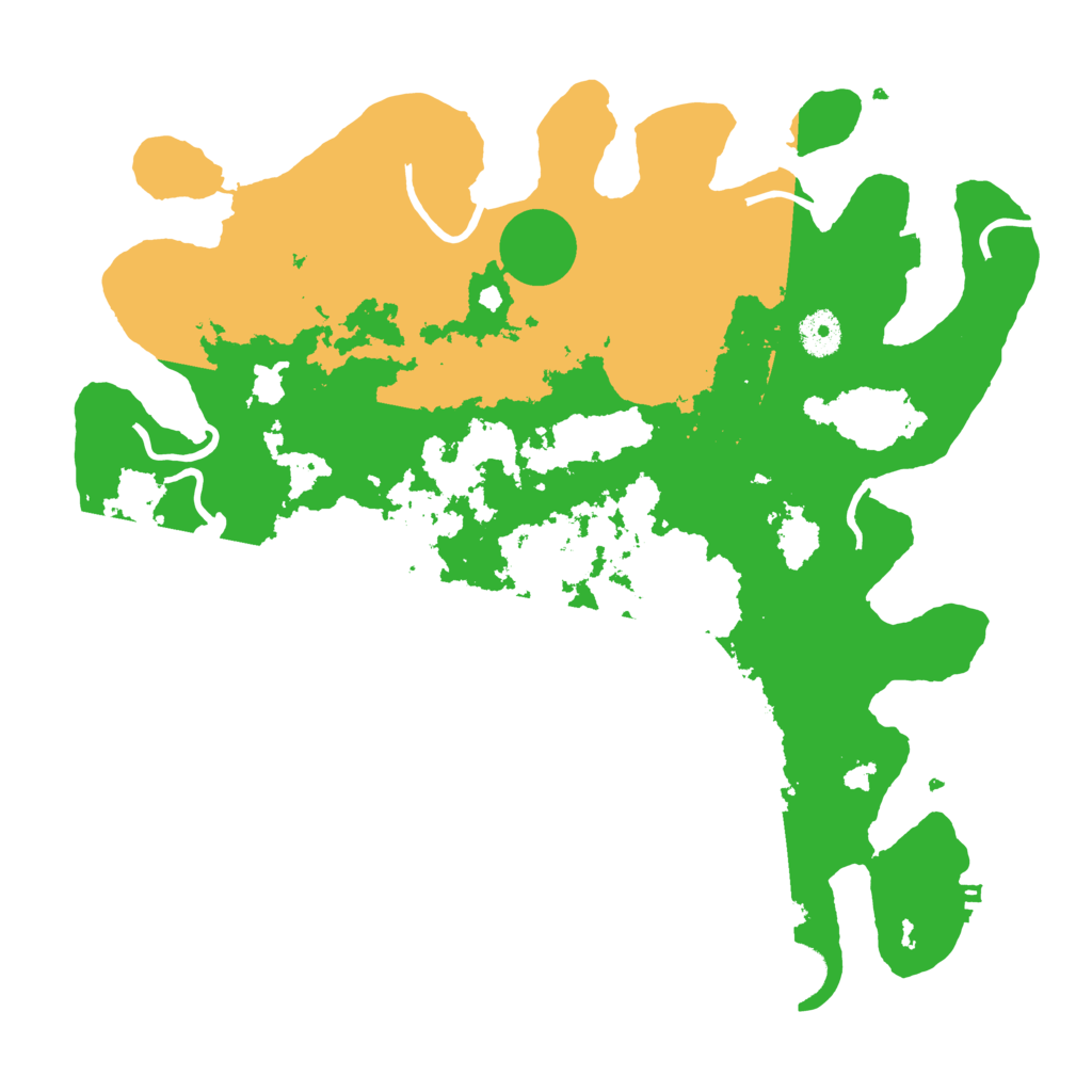 Biome Rust Map: Procedural Map, Size: 3750, Seed: 24480303