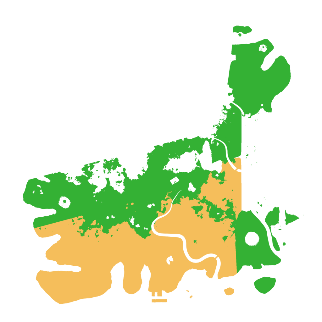 Biome Rust Map: Procedural Map, Size: 4200, Seed: 358205522