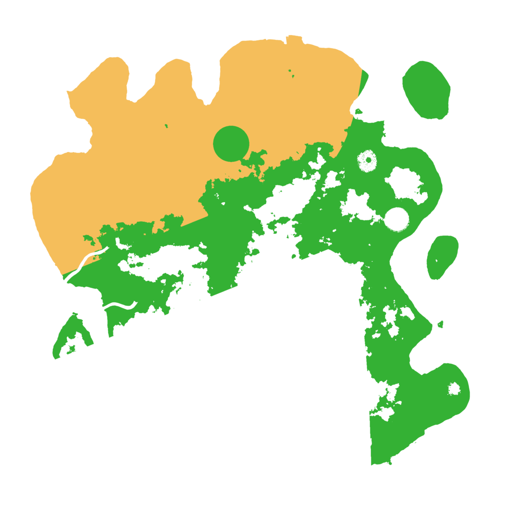 Biome Rust Map: Procedural Map, Size: 3700, Seed: 26576724