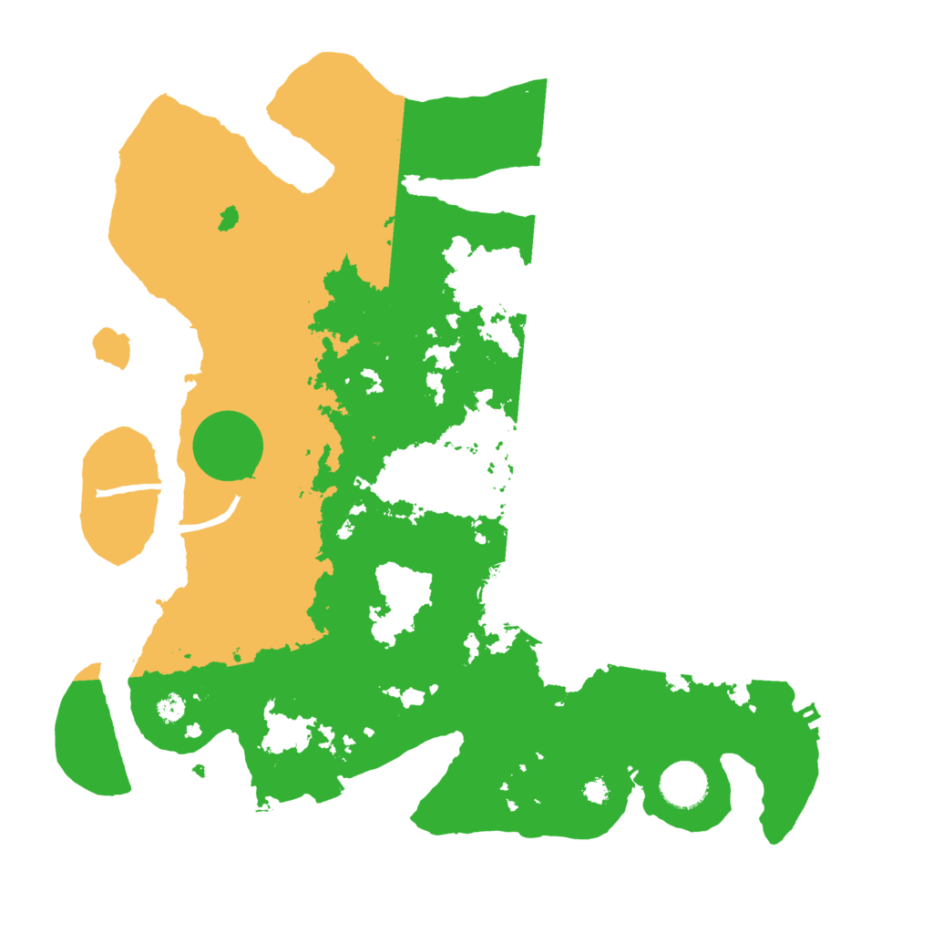 Biome Rust Map: Procedural Map, Size: 3500, Seed: 390444567