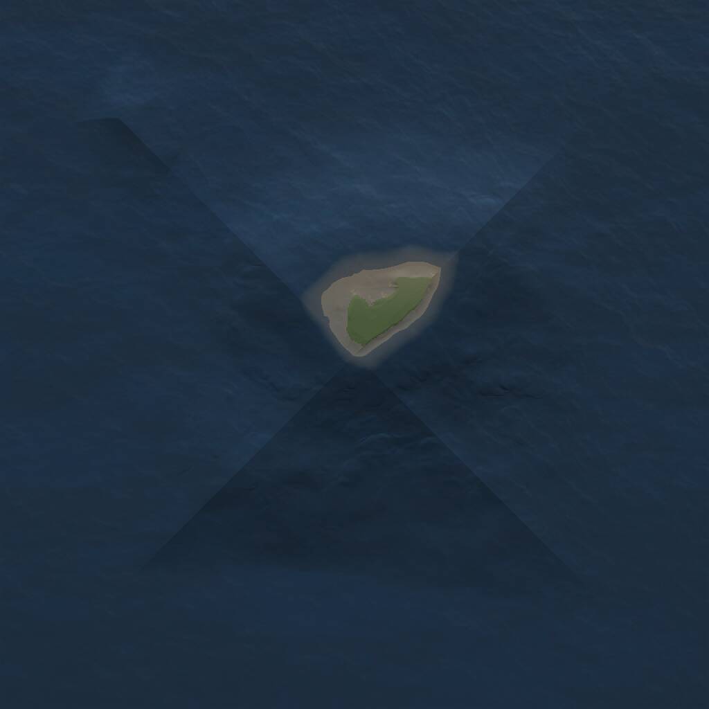 Rust Map: Procedural Map, Size: 1000, Seed: 1038767807, 1 Monuments