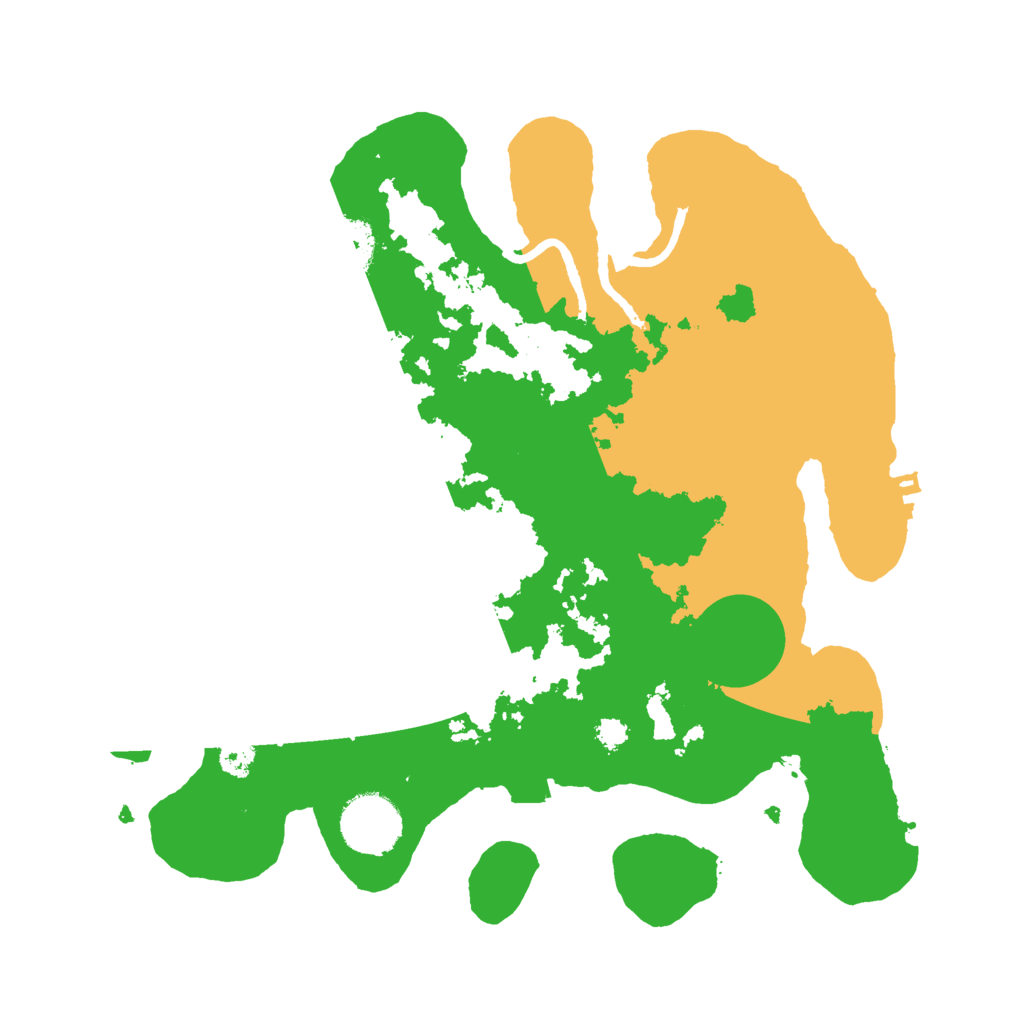 Biome Rust Map: Procedural Map, Size: 3000, Seed: 4689