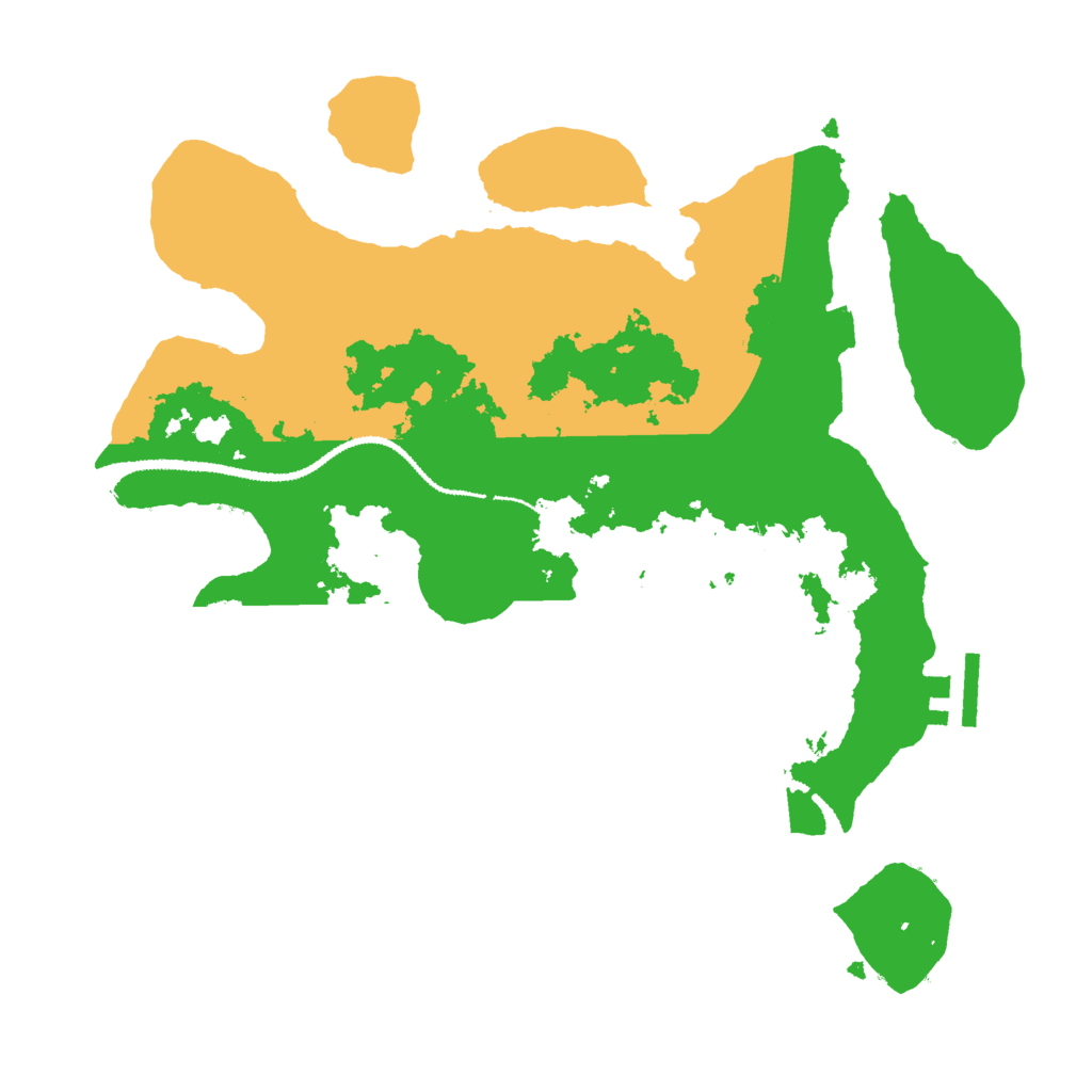 Biome Rust Map: Procedural Map, Size: 3000, Seed: 1372296181