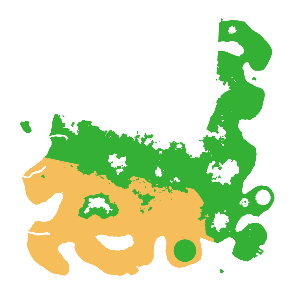 Biome Rust Map: Procedural Map, Size: 3500, Seed: 42560752