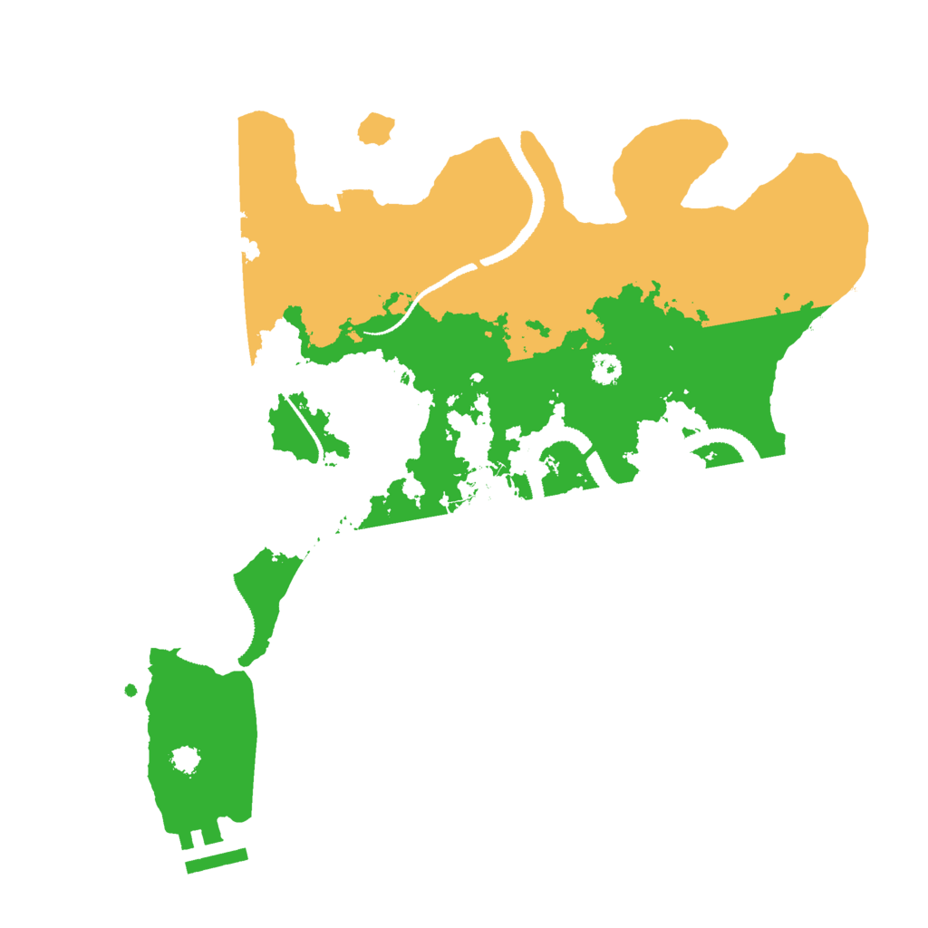 Biome Rust Map: Procedural Map, Size: 3000, Seed: 19710