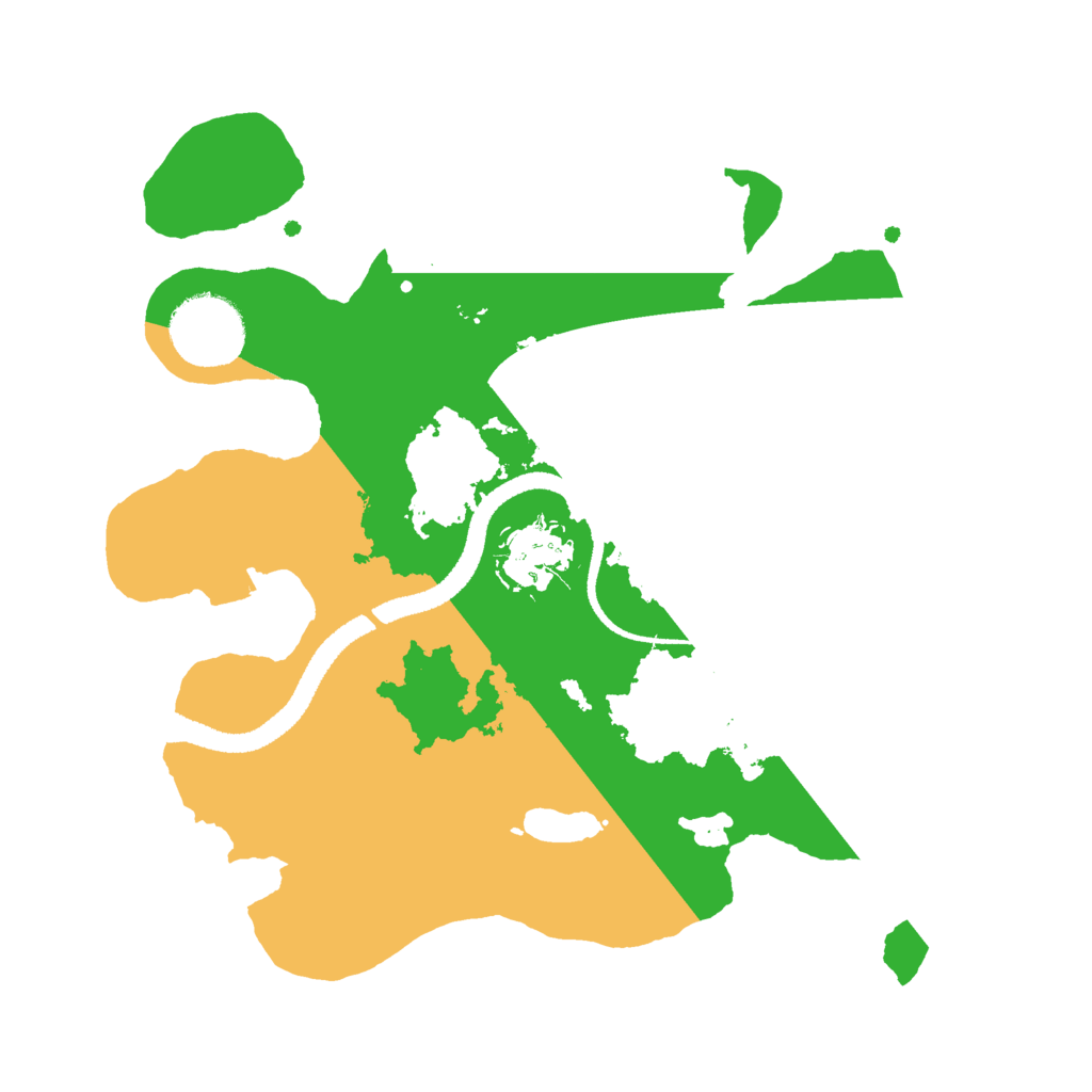 Biome Rust Map: Procedural Map, Size: 2700, Seed: 41020972