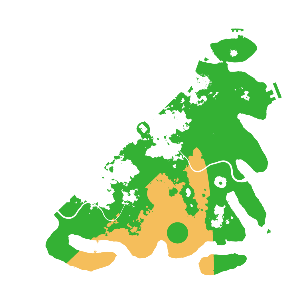 Biome Rust Map: Procedural Map, Size: 3650, Seed: 62544339