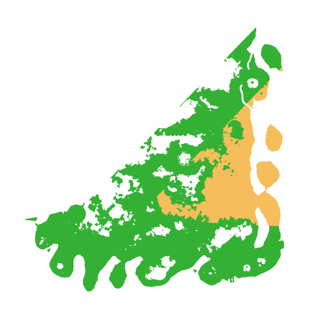 Biome Rust Map: Procedural Map, Size: 4400, Seed: 69767807