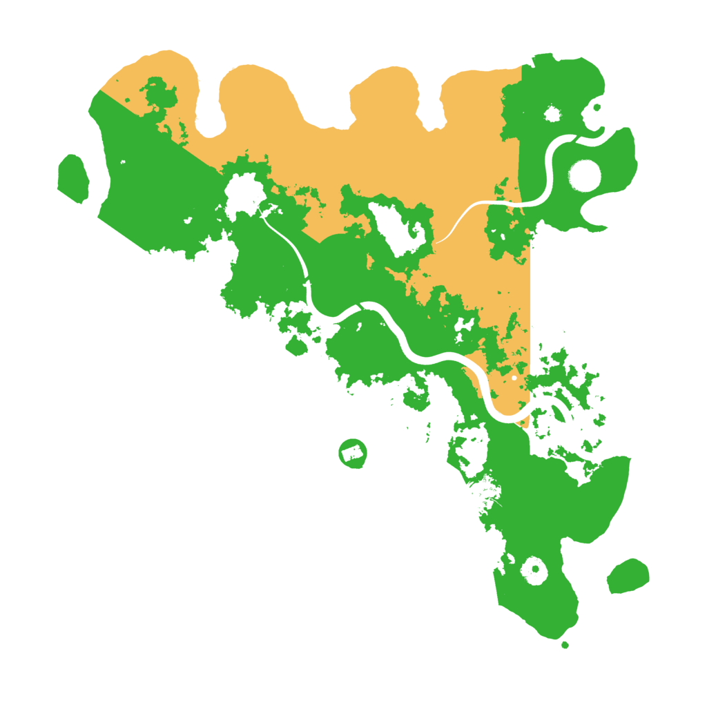 Biome Rust Map: Procedural Map, Size: 3950, Seed: 54400904