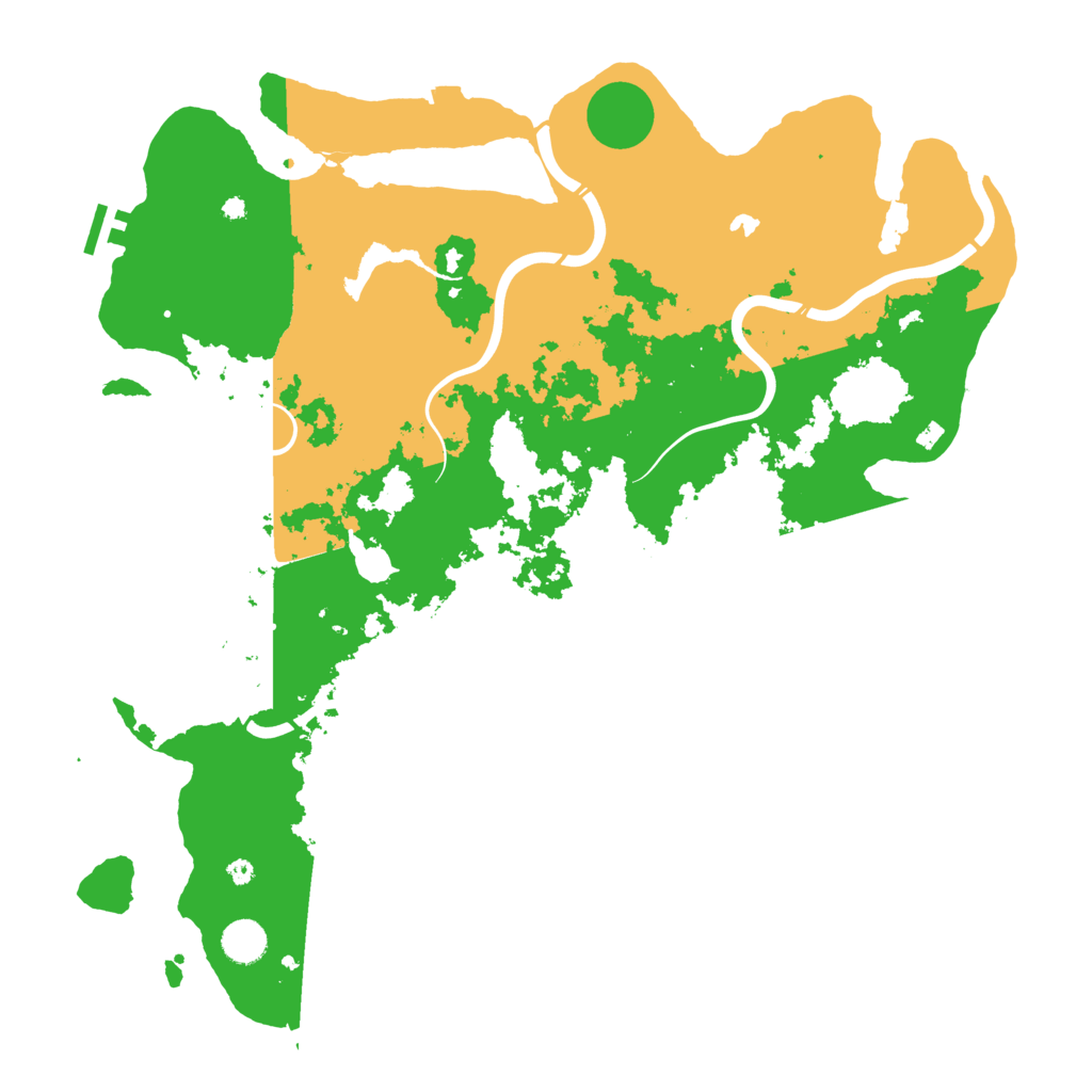 Biome Rust Map: Procedural Map, Size: 4300, Seed: 26099048