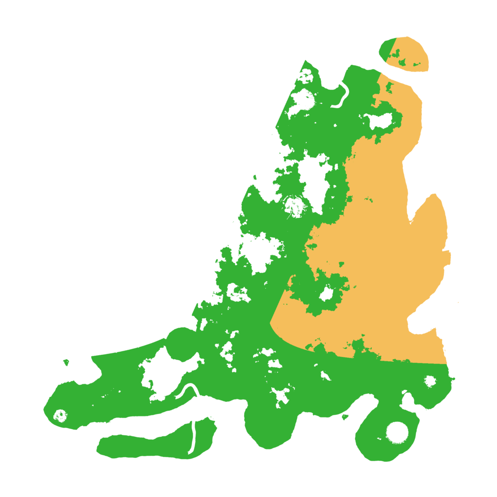 Biome Rust Map: Procedural Map, Size: 4000, Seed: 3383
