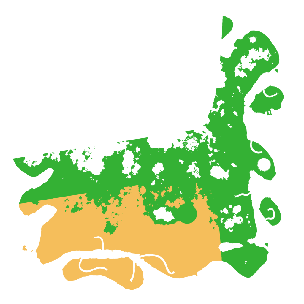 Biome Rust Map: Procedural Map, Size: 4100, Seed: 18357564