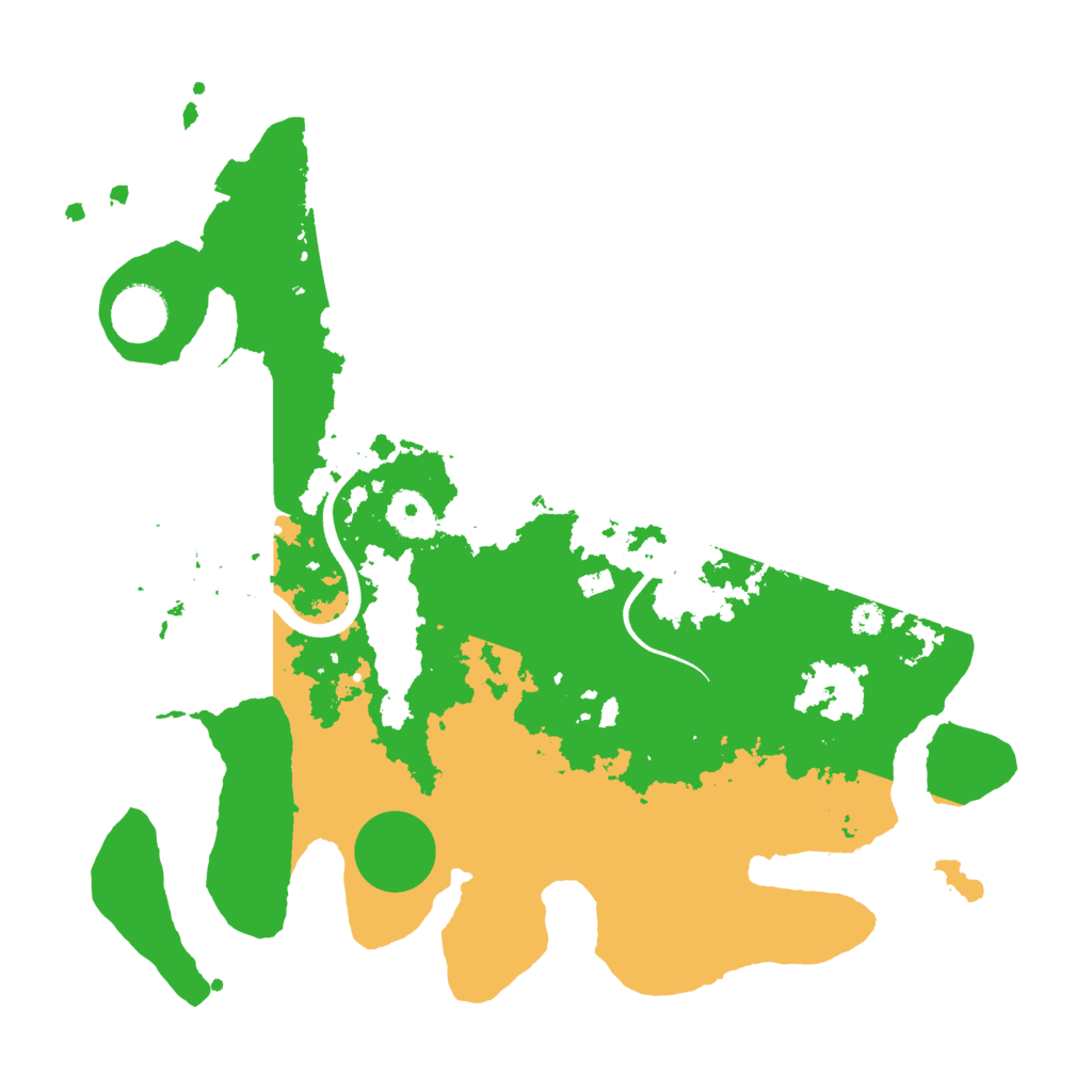 Biome Rust Map: Procedural Map, Size: 3550, Seed: 62698221