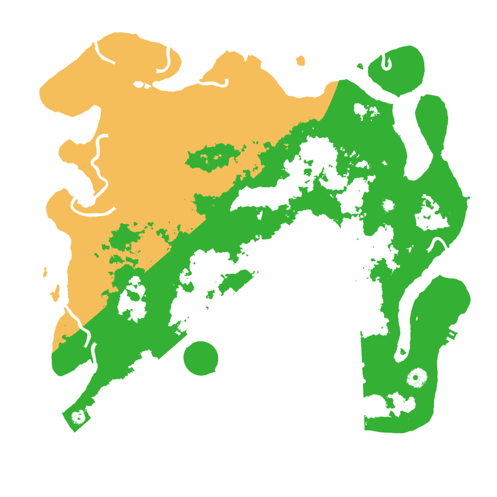 Biome Rust Map: Procedural Map, Size: 3850, Seed: 2823596