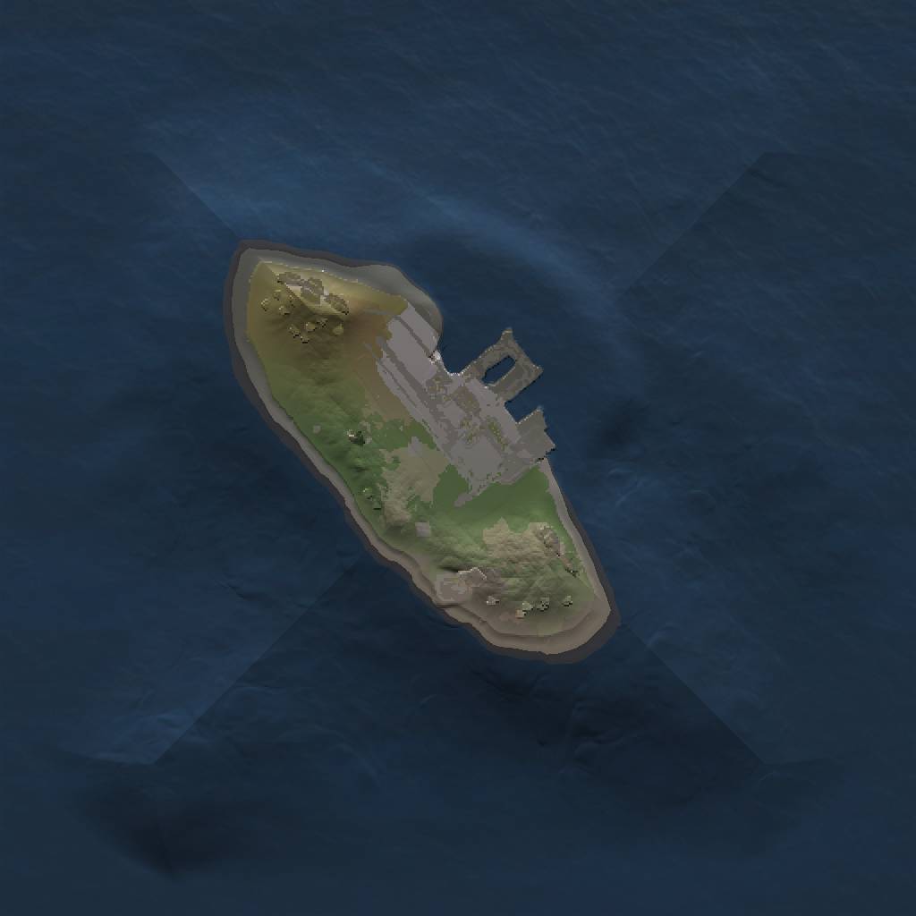 Rust Map: Procedural Map, Size: 1000, Seed: 1255787087, 4 Monuments