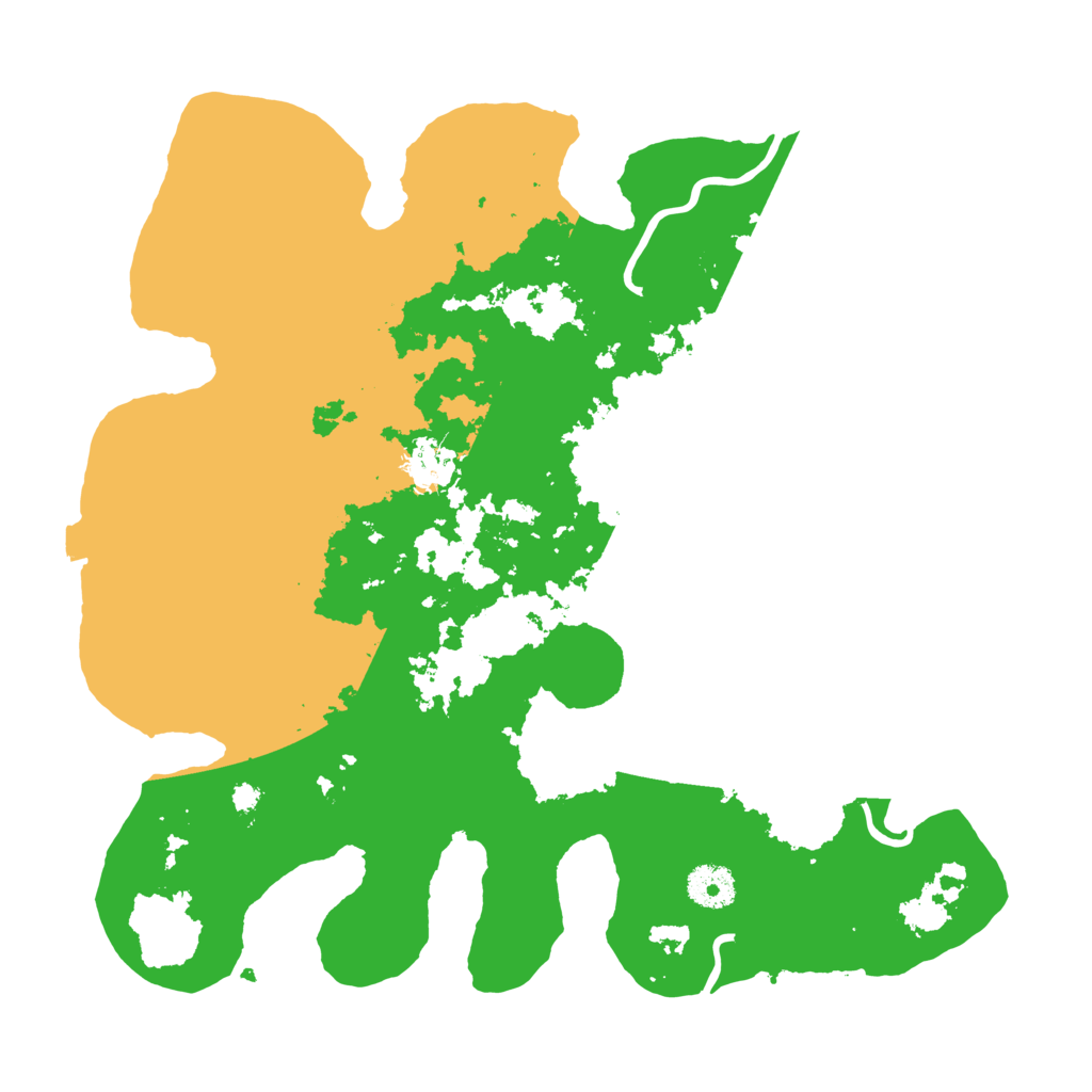 Biome Rust Map: Procedural Map, Size: 3550, Seed: 24871493