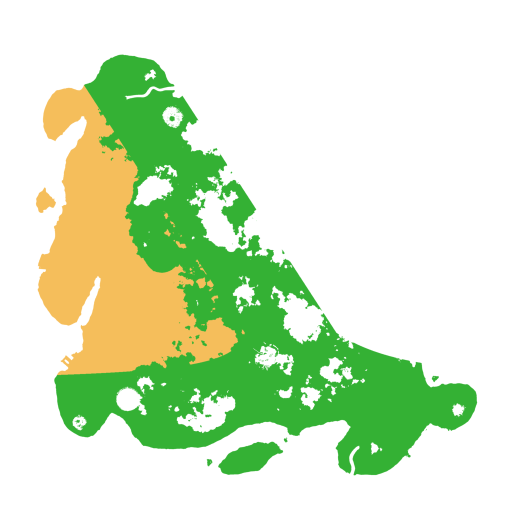 Biome Rust Map: Procedural Map, Size: 3900, Seed: 40873581
