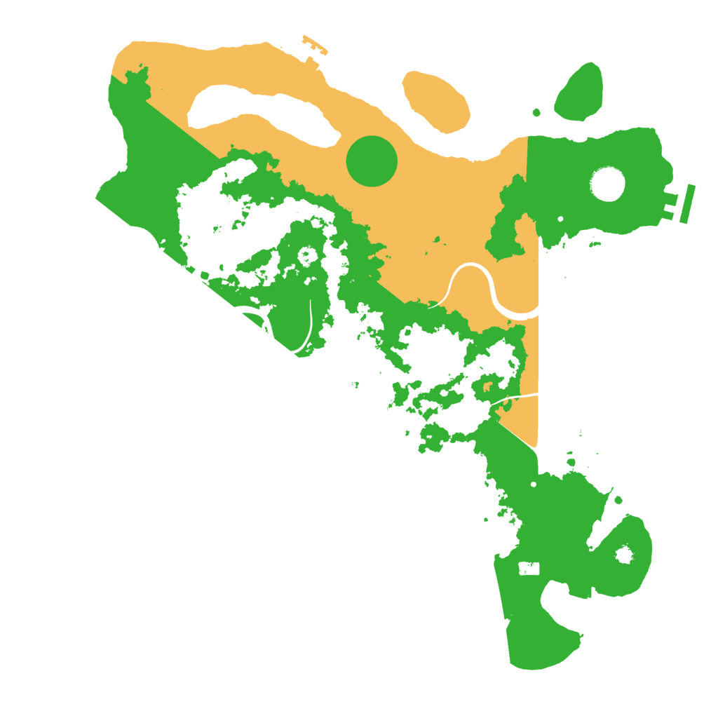 Biome Rust Map: Procedural Map, Size: 3700, Seed: 59050012