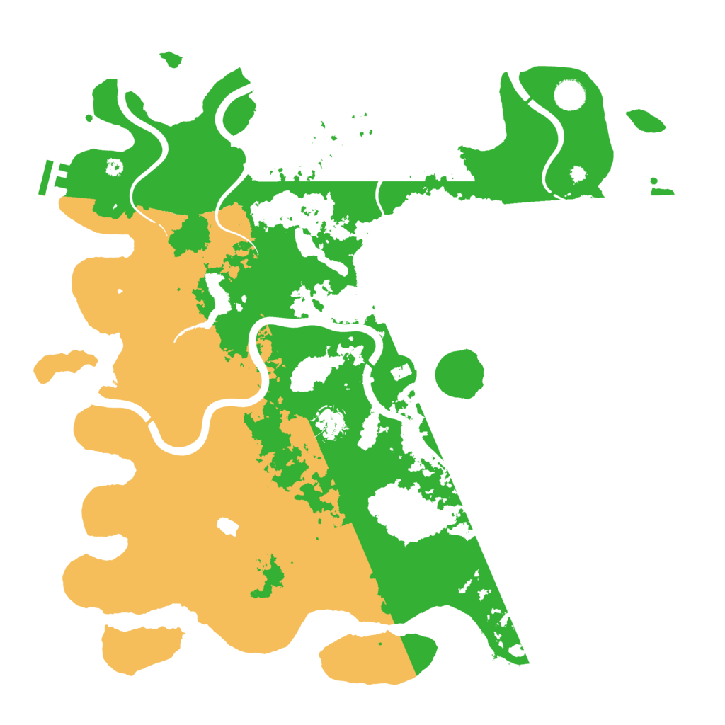 Biome Rust Map: Procedural Map, Size: 4100, Seed: 73619177