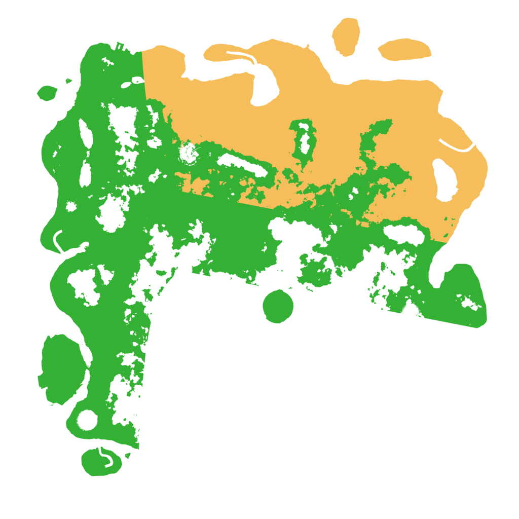 Biome Rust Map: Procedural Map, Size: 4500, Seed: 1682770292