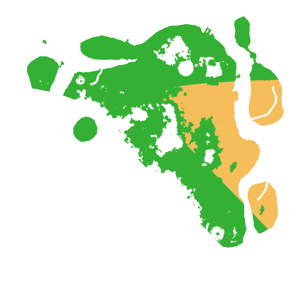 Biome Rust Map: Procedural Map, Size: 3500, Seed: 30061801