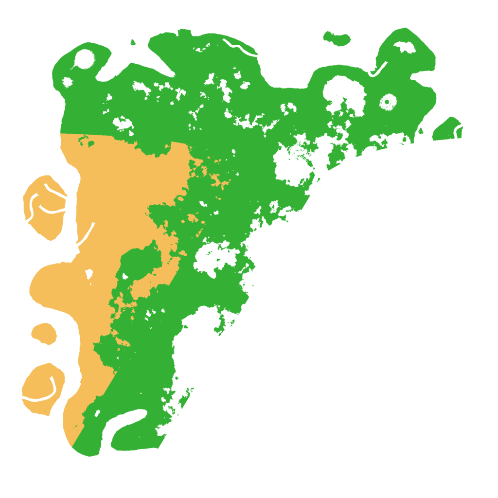 Biome Rust Map: Procedural Map, Size: 4500, Seed: 2100923534