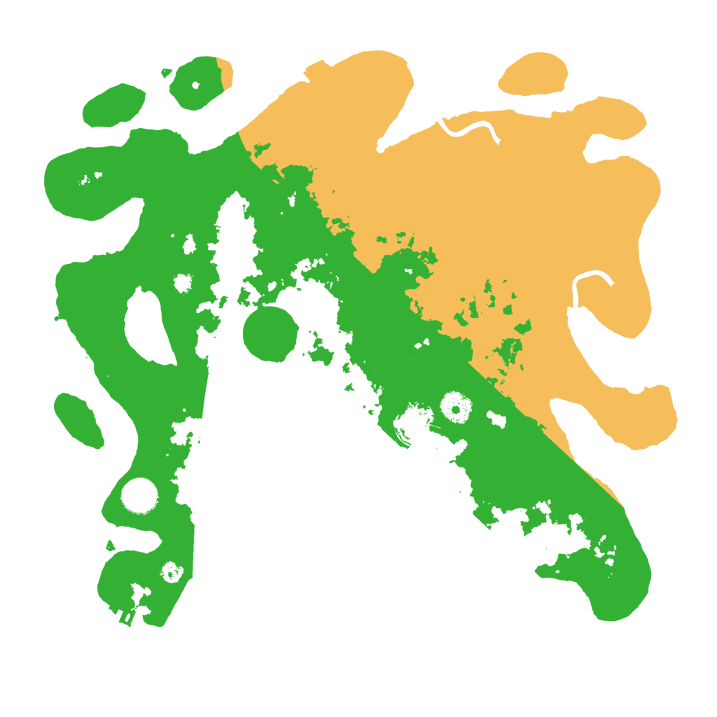 Biome Rust Map: Procedural Map, Size: 3500, Seed: 1441687972