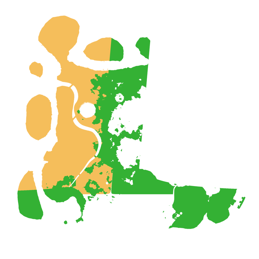 Biome Rust Map: Procedural Map, Size: 3000, Seed: 390444567